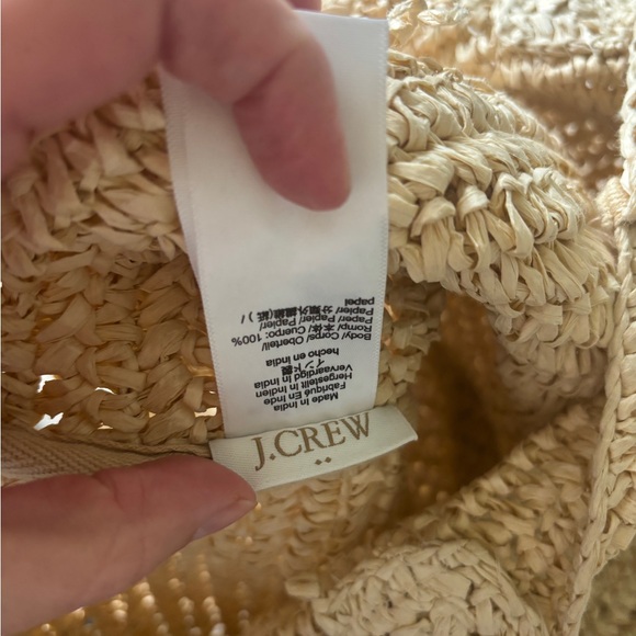 Jcrew Raffia Tote Bag - Picture 3 of 5